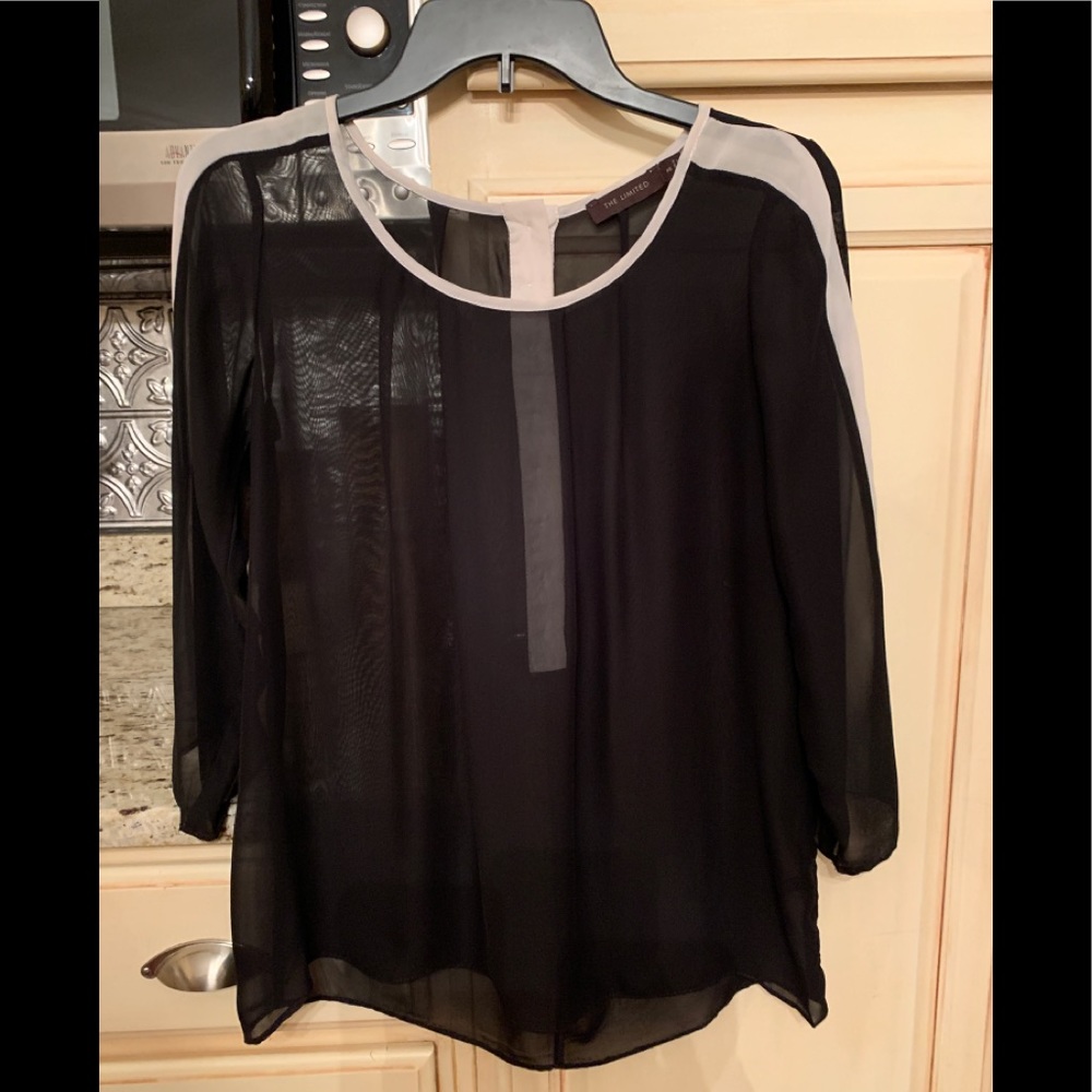 The Limited sheer black top. XS. Never worn.